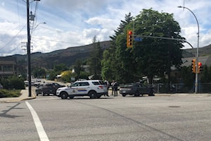 Crash cuts off traffic at Vernon intersection