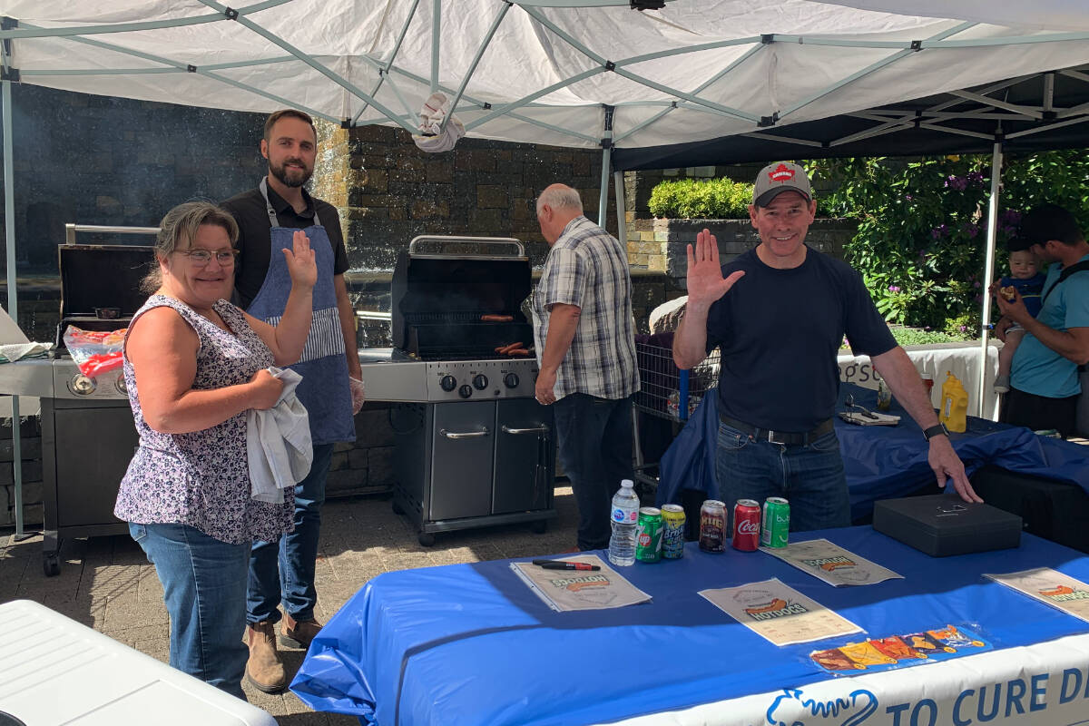 Colwood insurance team fires up BBQ fundraiser for juvenile diabetes research