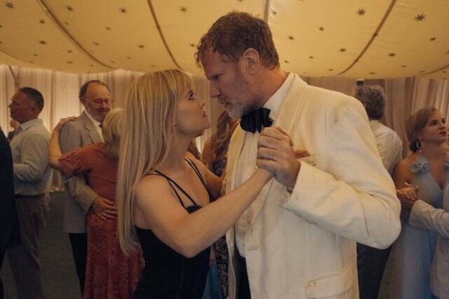 Reese Witherspoon and Will Ferrell in a scene from the new comedy ‘You’re Cordially Invited’. Amazon MGM Studios via AP 