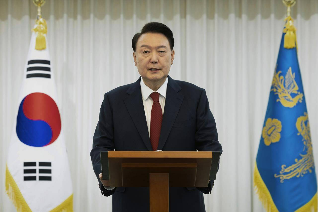 Impeached South Korean president issues defiant message