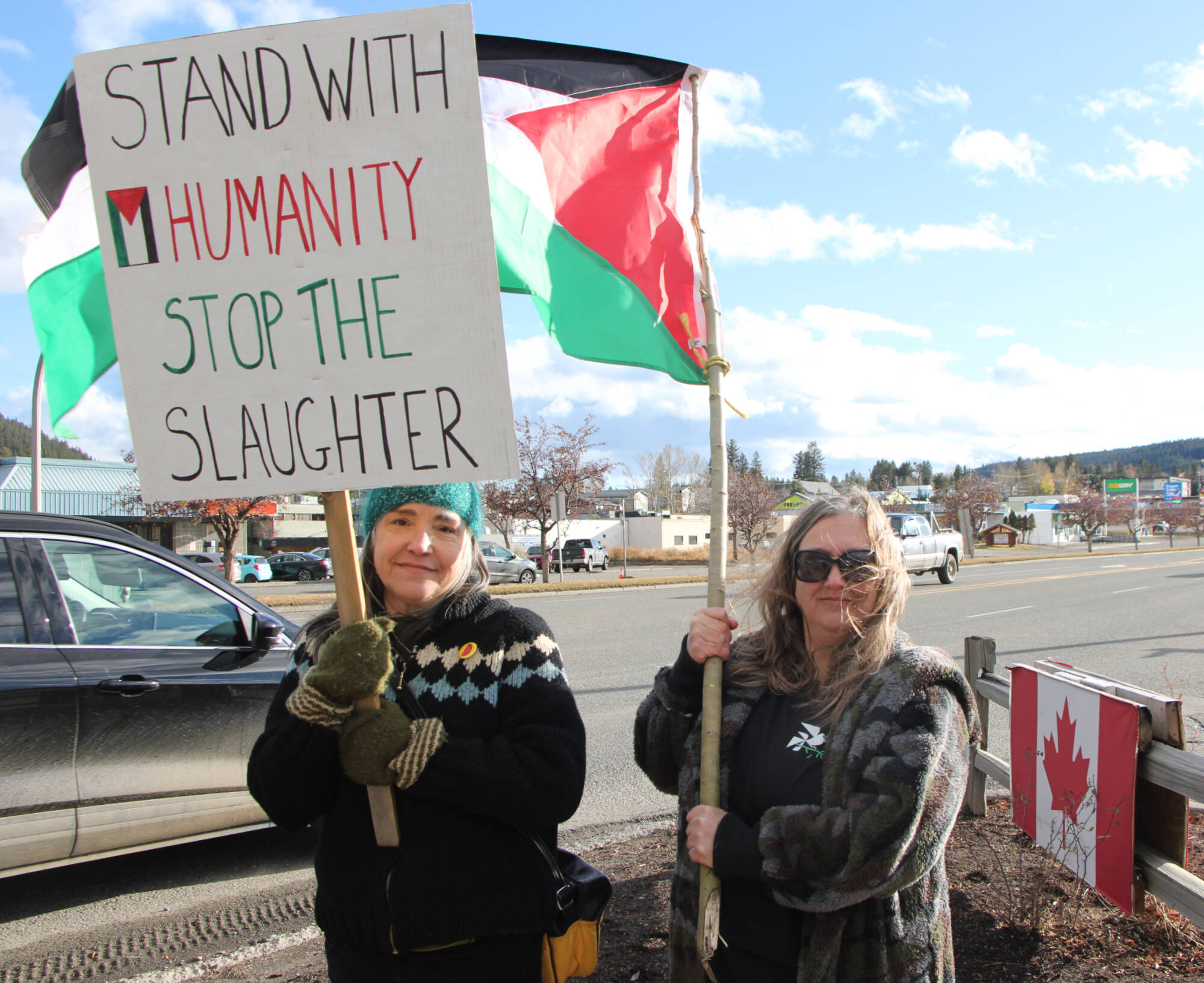 Vigil for Palestine raises $1,600 in 100 Mile House