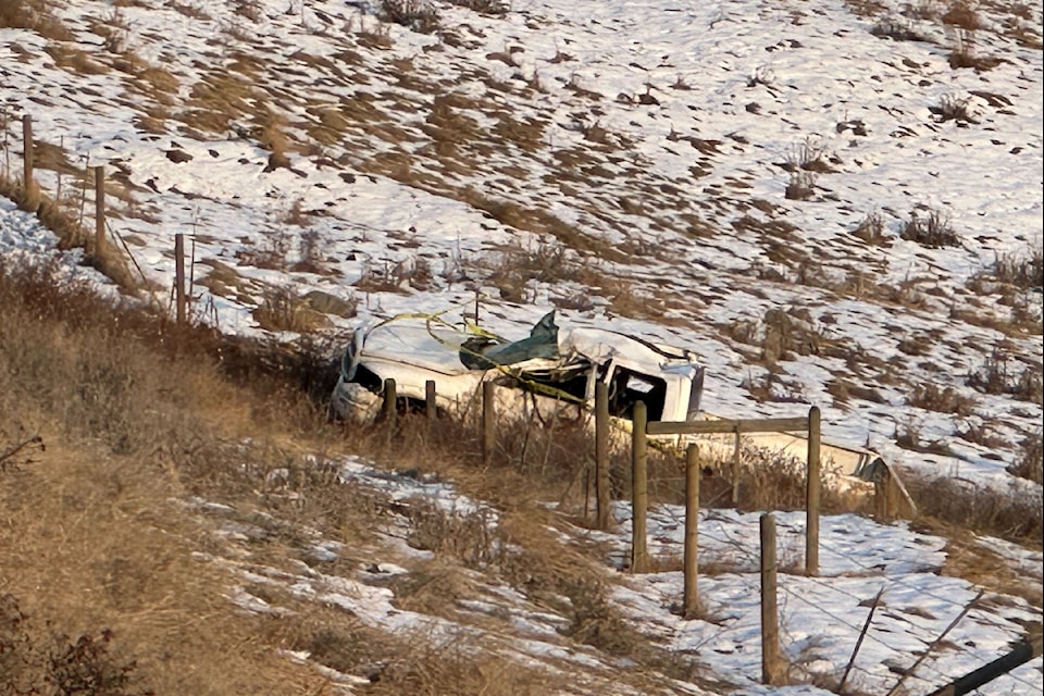 Emergency crews responded to a rollover crash on Highway 33 Saturday, Dec. 14.