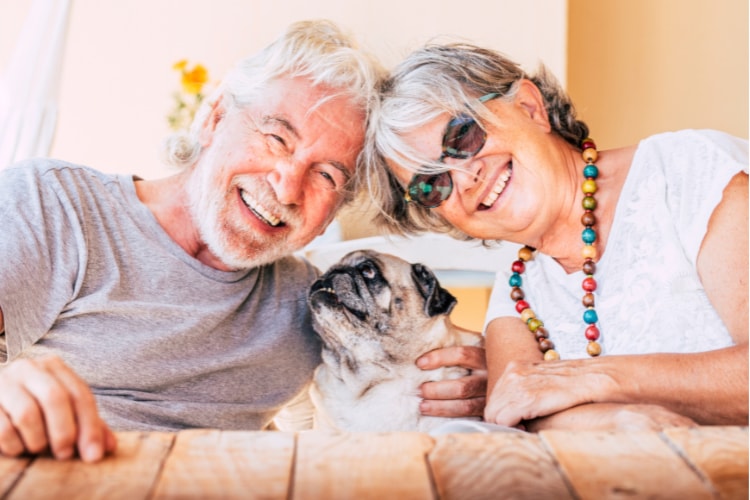 couple-and-pet