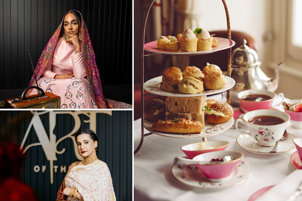 High tea event setup