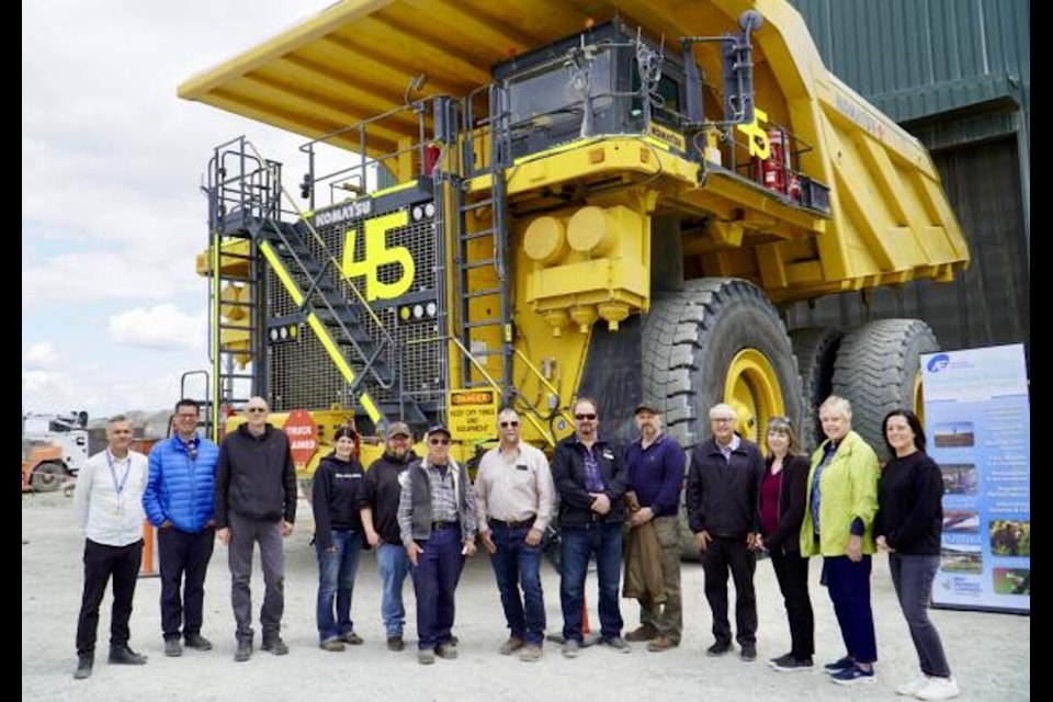 The Regional District of Okanagan-Similkameen held its board meeting in Princeton after a tour of Copper Mountain Mine. (left to right)

Erick Thompson (Senior Manager of Communications and Engagement), Mark Koch (Managing Director – Community and Environmental Services), Doug Holmes (Summerland mayor), Adrienne Fedrigo (Area “E” director)

Spencer Coyne (Princeton mayor), Bob Coyne (Area “H” director), Mark Pendergraft (RDOS chair, Area “A” director)

Garry Elliott (Keremeos councillor), Richard Barkwill (Summerland councillor), Jim Zaffino (Chief Administrative Officer)

Tracey Batten (Managing Director/Corporate Officer), Sue McKortoff (Osoyoos mayor), Petra Veintimilla (Oliver councillor).