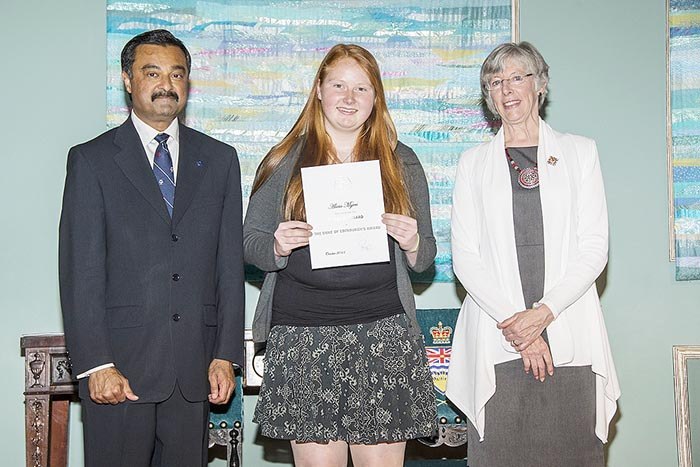 Princeton teen achieves gold Duke of Edinburgh Award