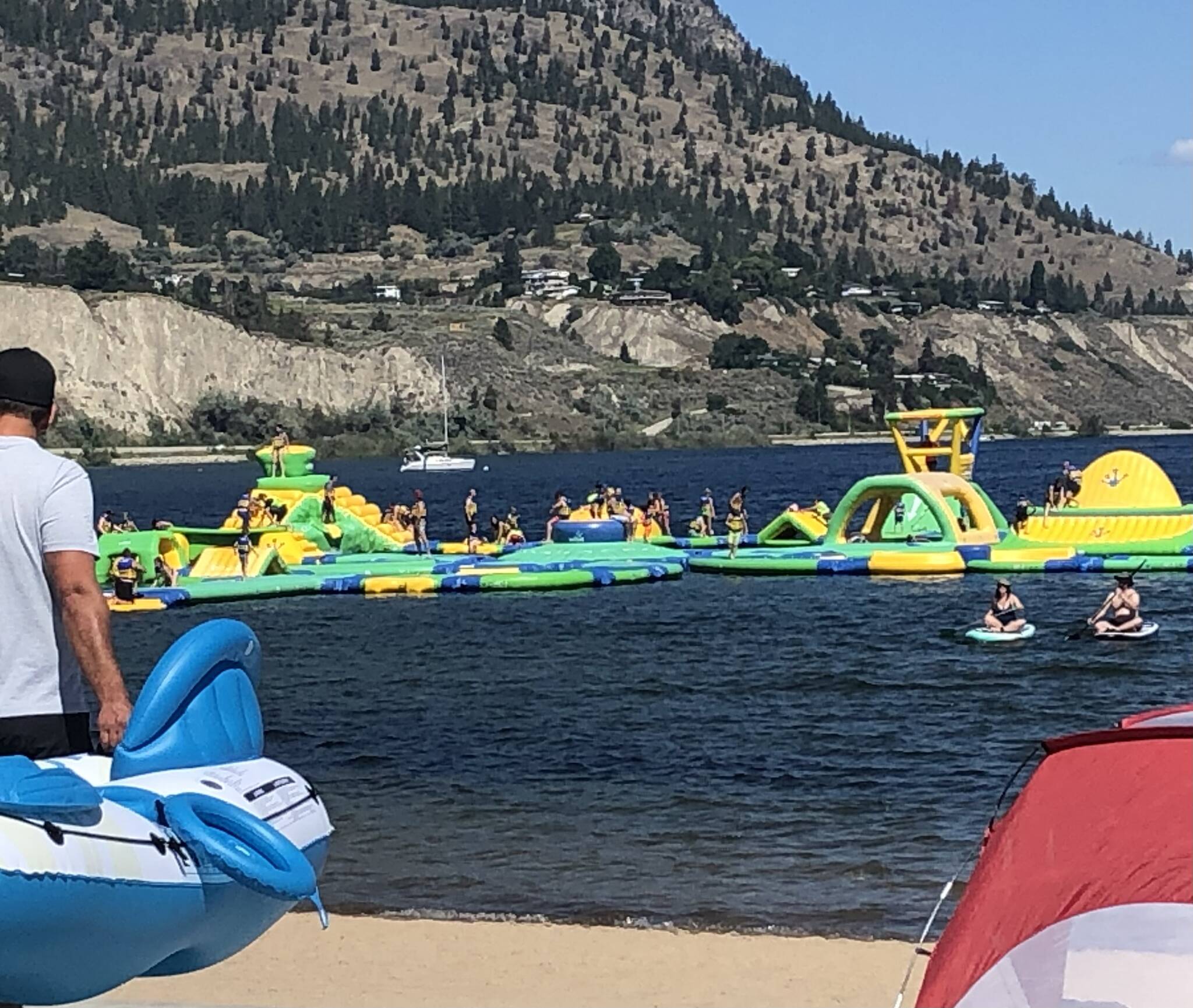 Wibit on Okanagan Lake in Penticton. (Monique Tamminga Western News)
