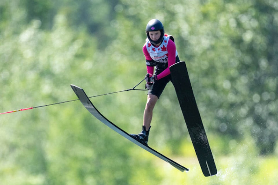 Water skier Kate Pinsonneault. (Contributed)