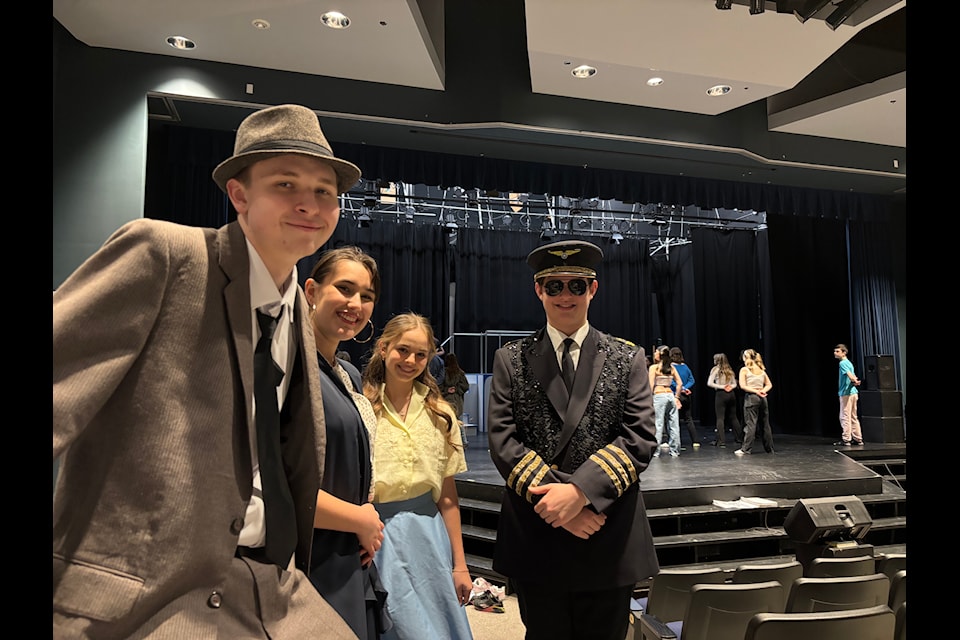 EMCS gears up to present Catch Me If You Can this spring (Left to Right: Carson Orr, Brielle Hogan, Nora Quint, Brodie Sutton)