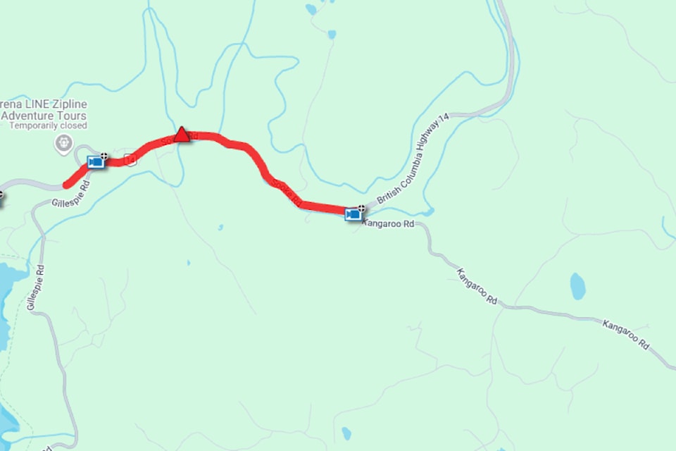 Highway 14 closes due to a crash in the morning of Jan. 15. 