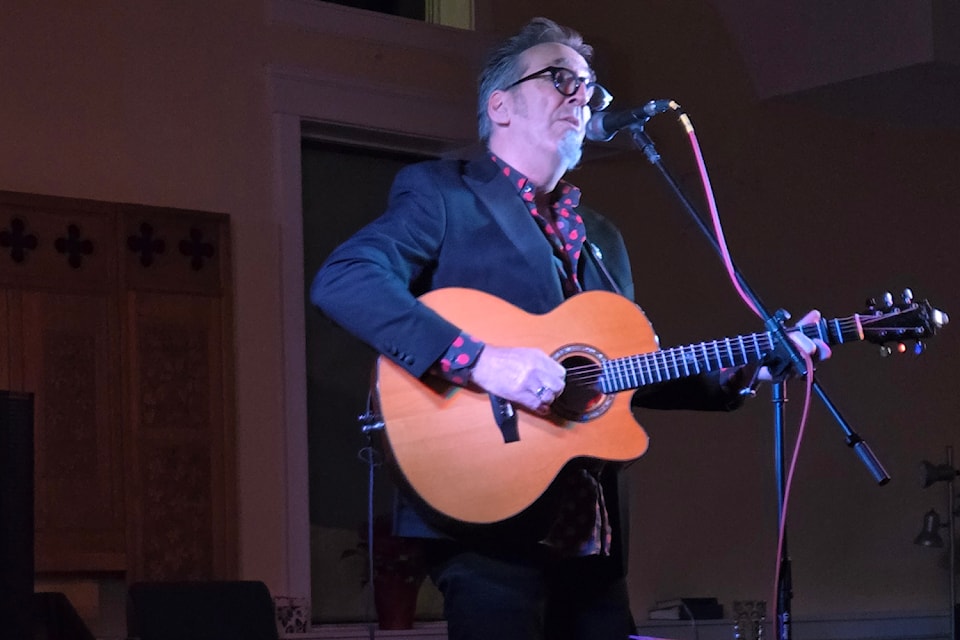 Stephan Fearing performs at the Sooke Folk Music Society coffee house.