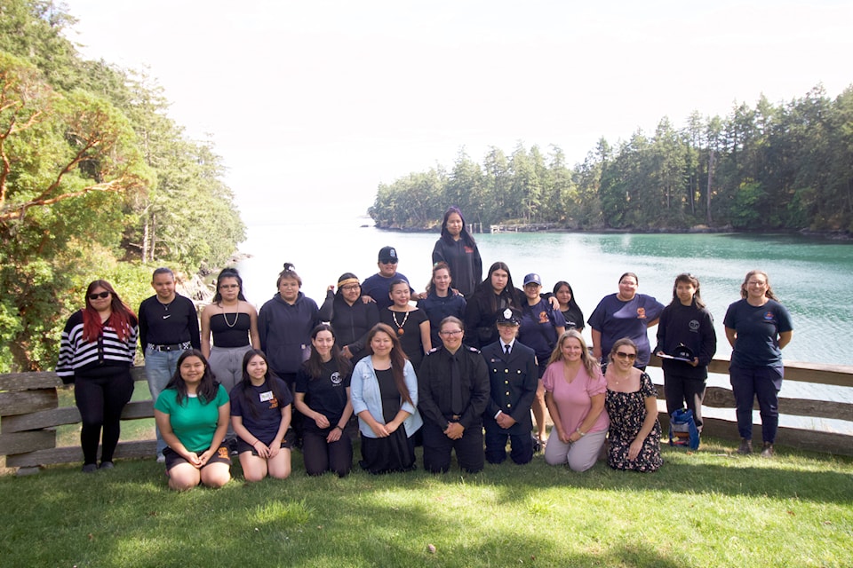 Campers, organizers, mentors and first responders celebrate graduation at Camp Courage.