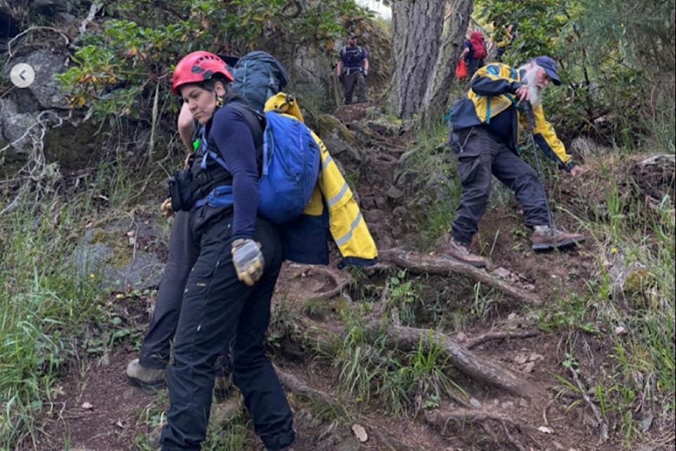 Juan de Fuca Search and Rescue helps locate and extricate a hiker and biker during a busy week in June.
