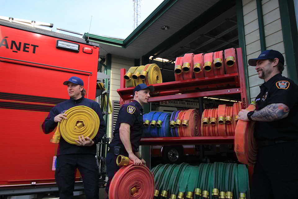 Sooke Fire Rescue gets new funding for equipment upgrades.