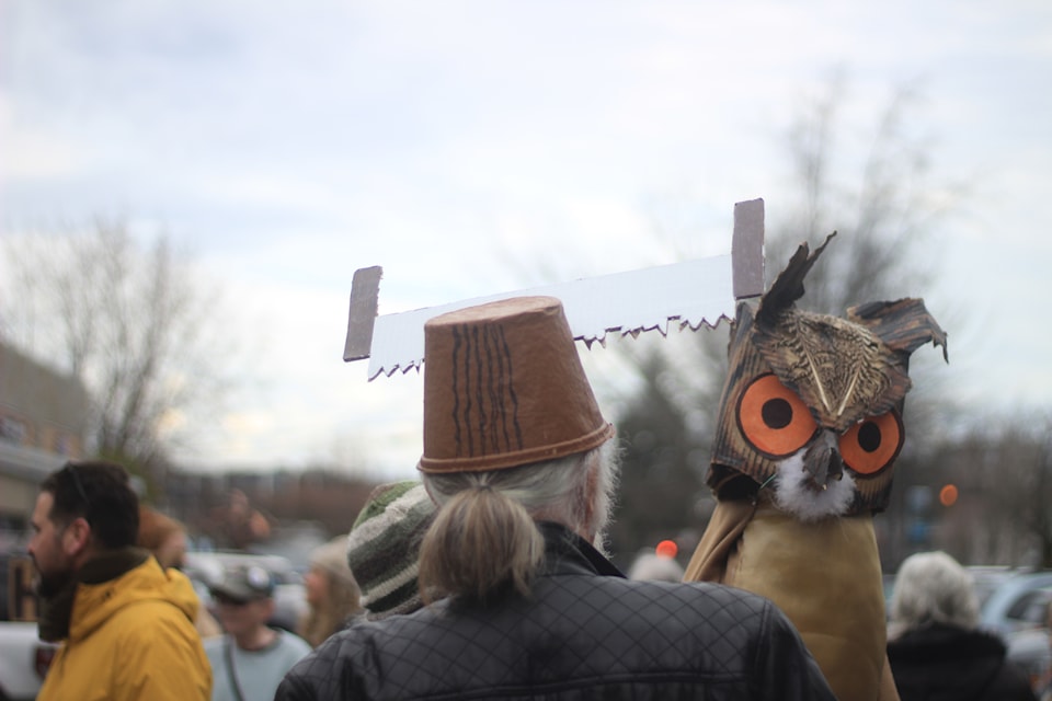 Advocates for old-growth forests gather and call on the B.C. government to "Stop waffling."
