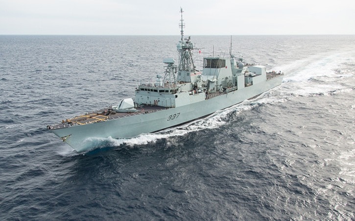 HMCS FREDERICTON Anti-Ship Missile Defence Exercise