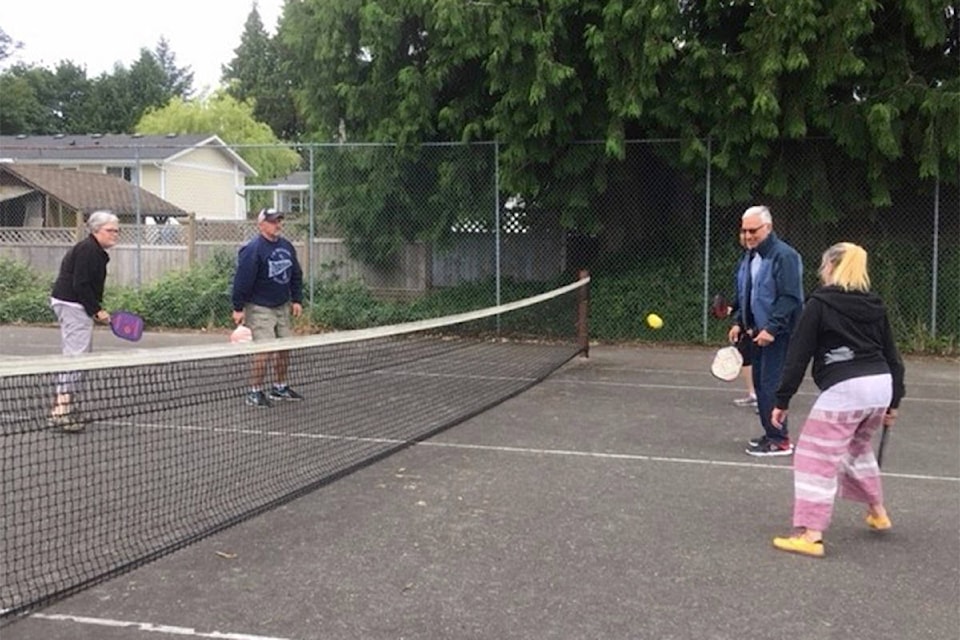 The inaugural Sooke Paddle Battle kicks off May 3 at the SEAPARC Recreation Centre. (Photo courtesy of Sooke Pickleball Club)
