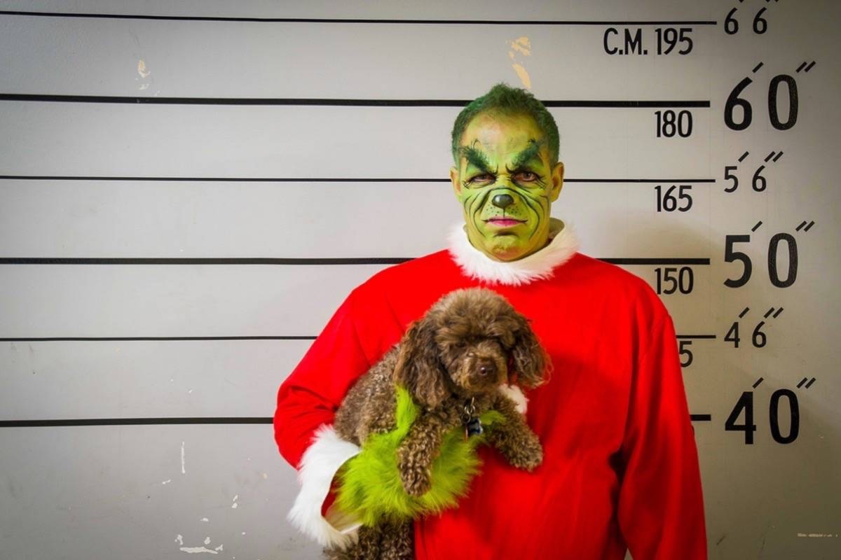 The Grinch spotted scooping up recycling in Chilliwack this week