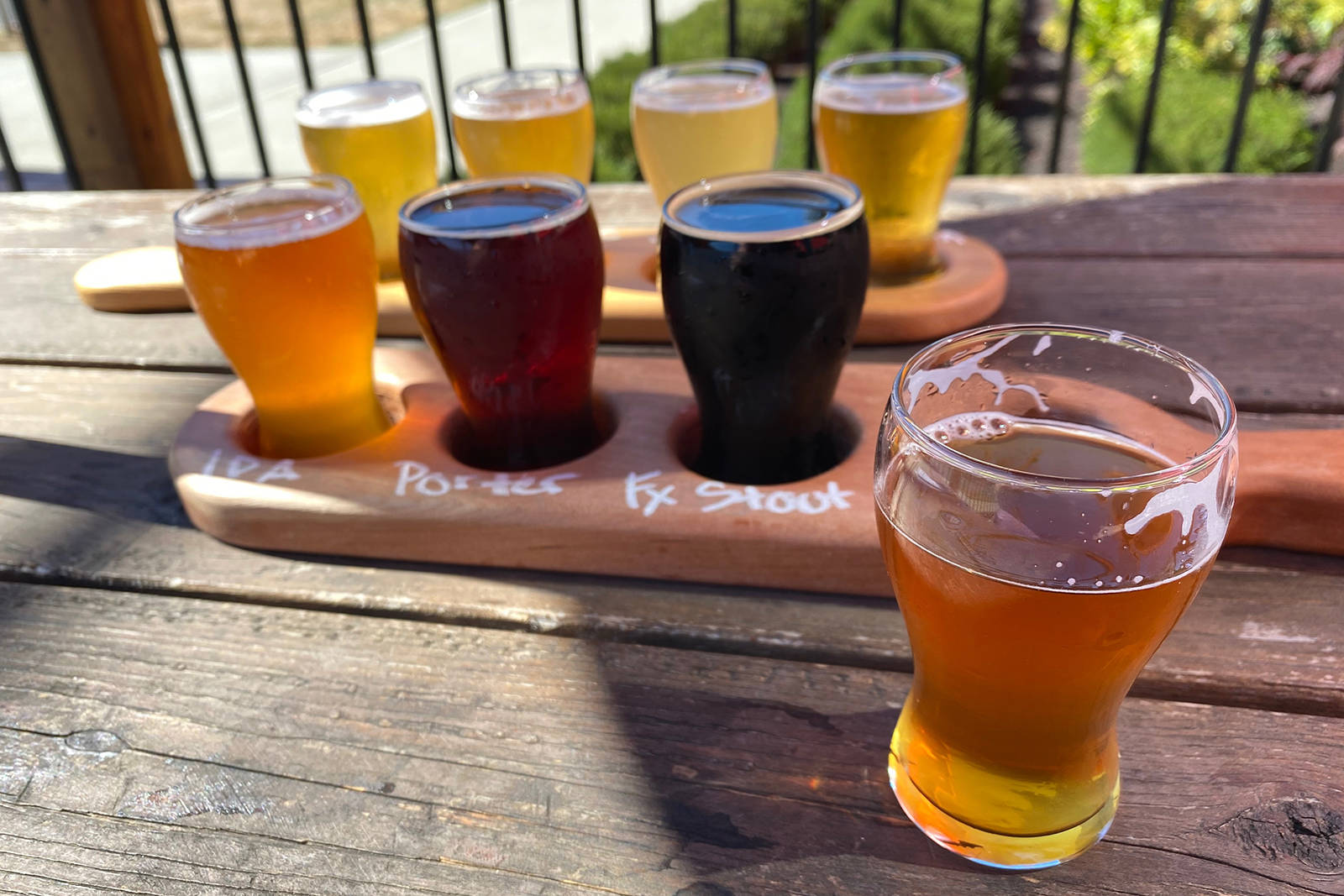 Visit Sooke Brewing Company, where you can pull up a stool overlooking the working part of the brewery, or take your flight outside to enjoy on the heated covered patio.