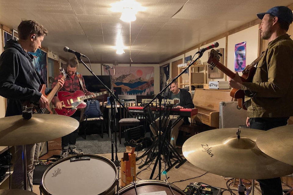 Rehearsals are underway in Greater Victoria, and going well as Current Swell prepares for its North American tour in May when fellow local musician Jesse Roper fills in on guitar. (Current Swell/Facebook)