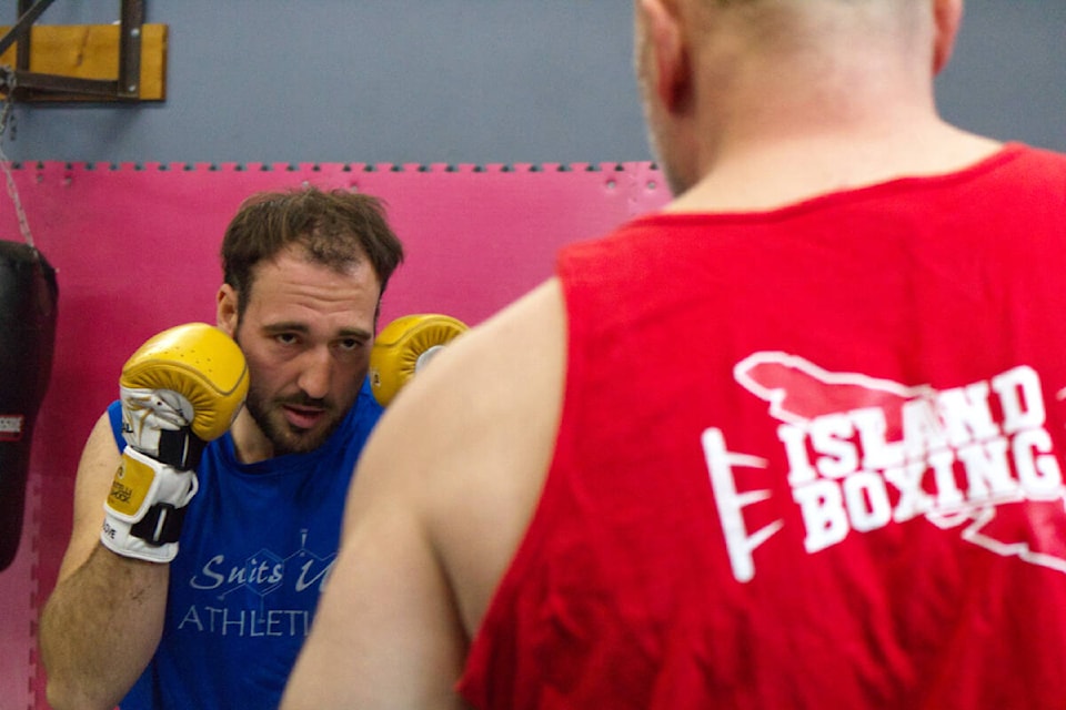 Brandon Colantonio is hoping to turn professional after the event in Esquimalt on May 28. (Bailey Moreton/News Staff)