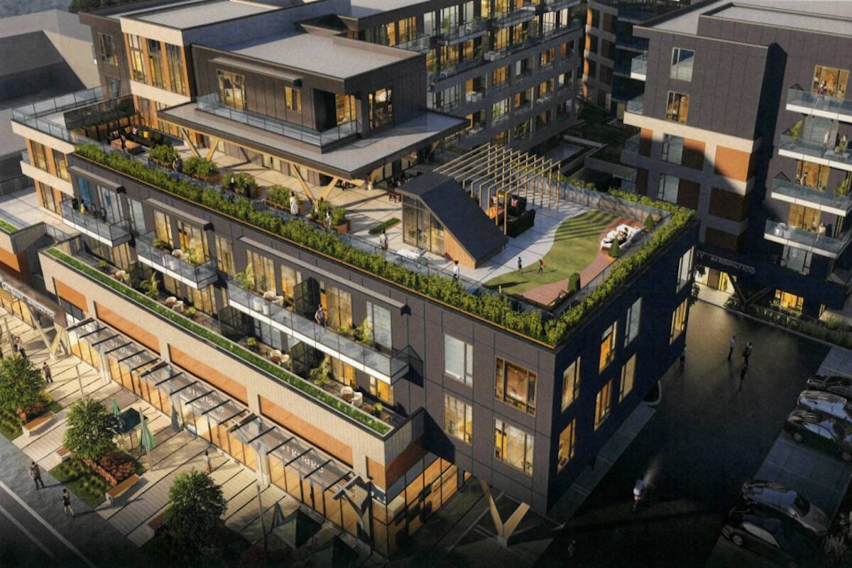 Developer PC Urban has pitched this development for the site of 856 to 858 Esquimalt Road. (Courtesy of PC Urban/ WA Architects)