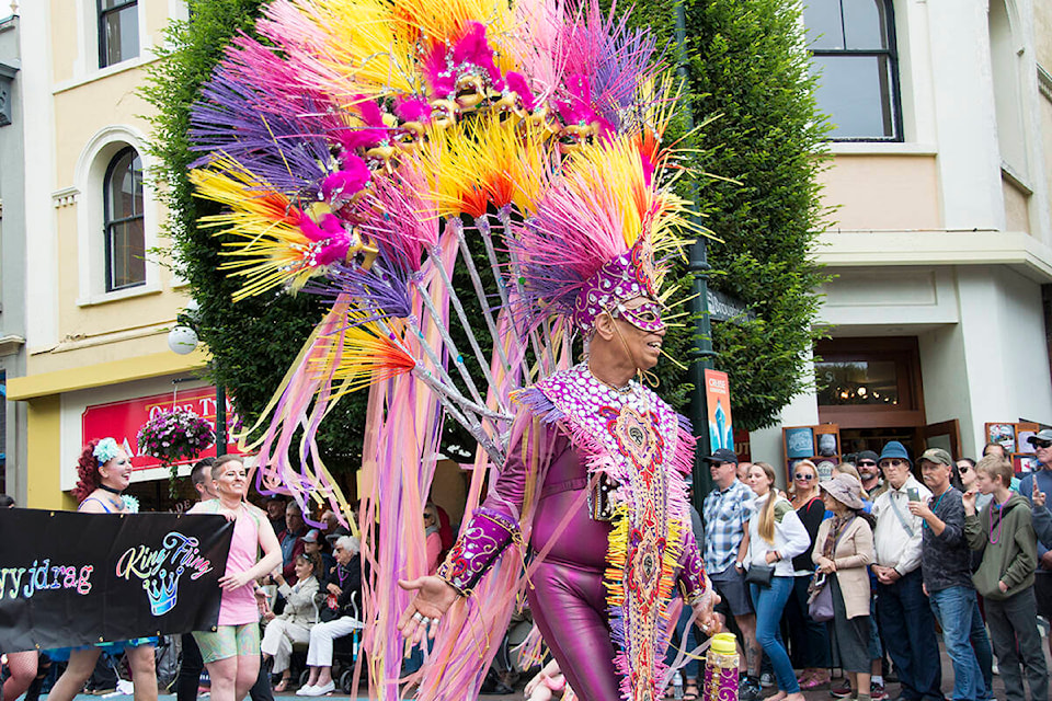 The 26th annual Victoria Pride Parade transformed downtown streets in 2019. (Black Press Media file photo)