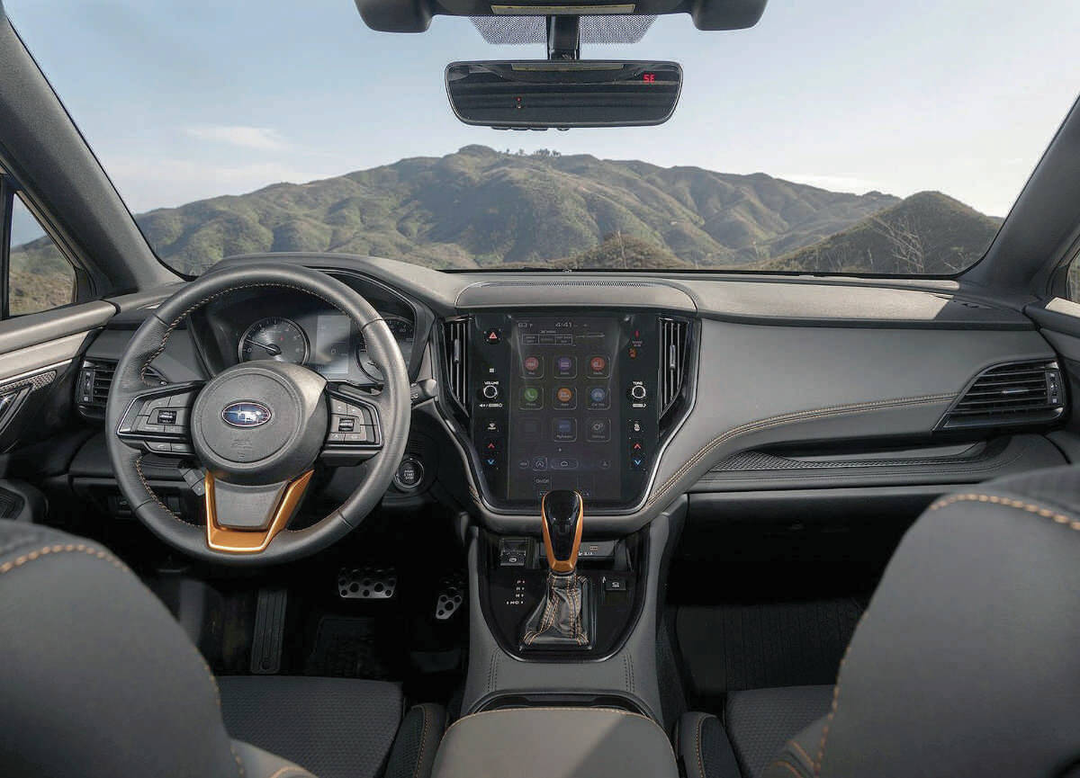 The Wilderness edition adds some copper-coloured accents, building on a classy interior with its user-friendly touch-screen interface. PHOTO: SUBARU