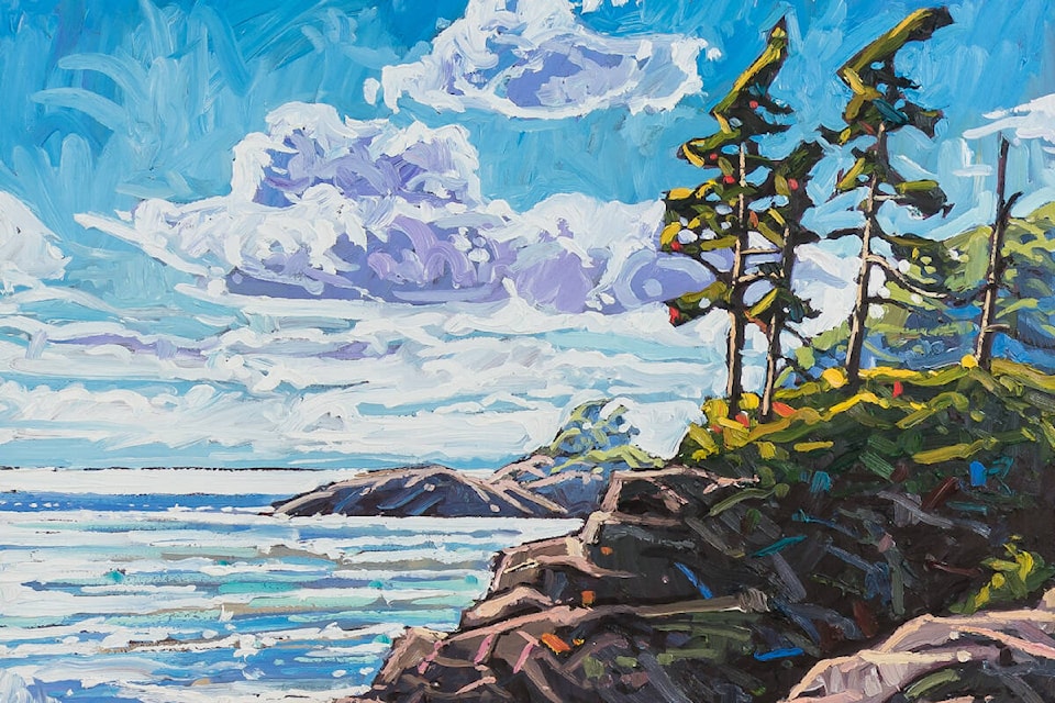 Enticing Shores, Vancouver Island by Ryan Sobkovich at West End Gallery.