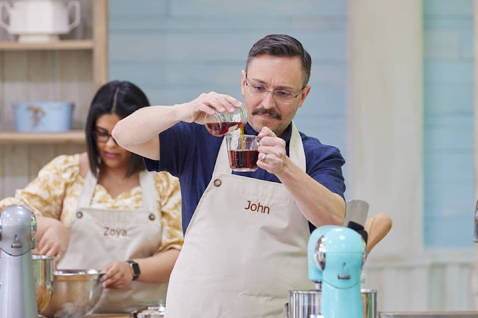 Langford resident, and UVic staffer, John Fowler is among the cast of The Great Canadian Baking Show that airs Sundays at 8 p.m. starting Oct. 2. (Geoff George/Courtesy CBC)