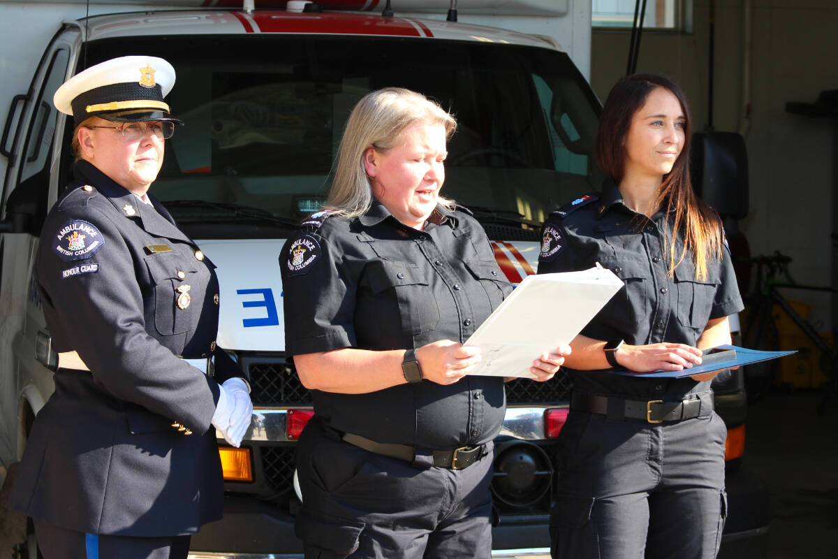Sandra Maley, Caralea Taylor, and Lauren Barras. (Josh Piercey/Revelstoke Review)