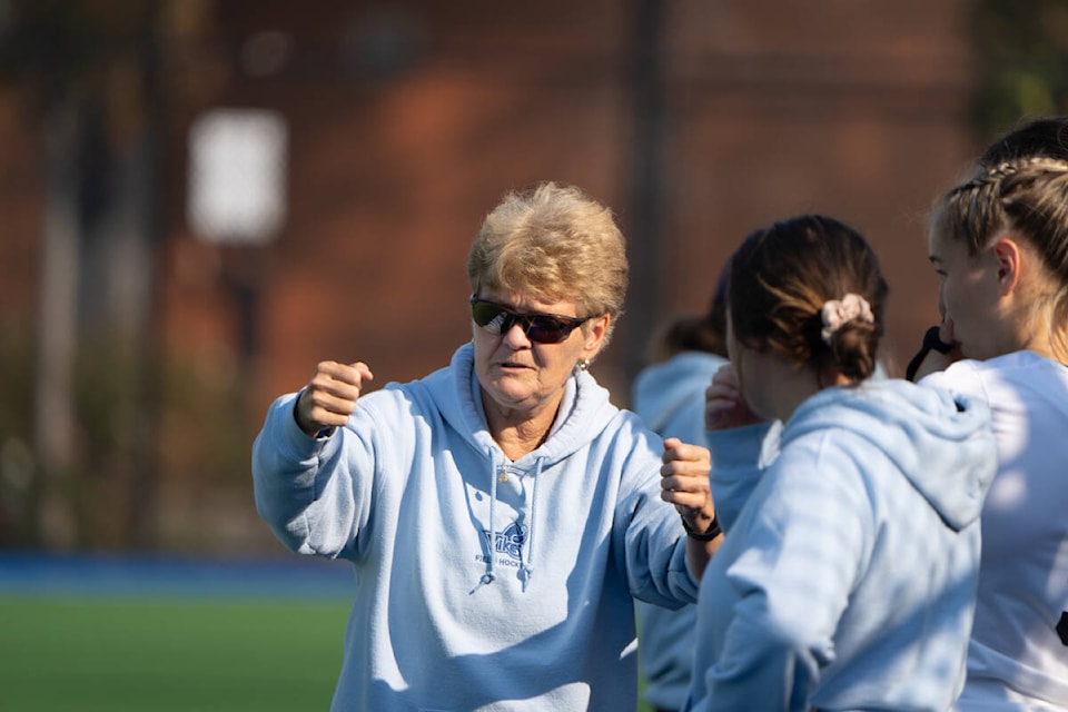 Lynne Beecroft said she focused on connecting with the players one-on-one to get her message across during her coaching days. (Courtesy of the University of Victoria)