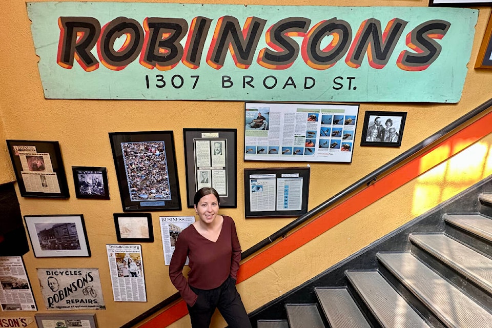 Erin Boggs is the fourth generation of the Robinson family to own and operate Robinson’s Outdoor Store since its founding in 1929. She and co-owner Matt King faced several challenges over the five-year transition, but in the first year of full ownership, the store is doing well. (Justin Samanski-Langille/News Staff)