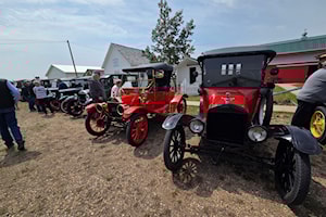Stettler hosts dozens of Model T enthusiasts for weeklong tour