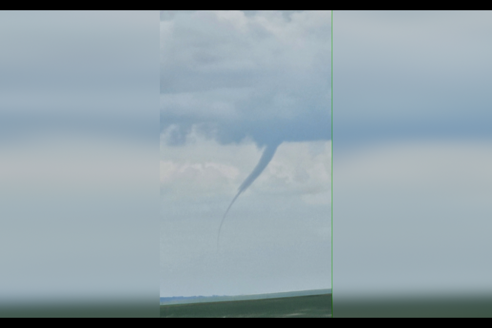 A funnel cloud was spotted near Big Valley on June 27.