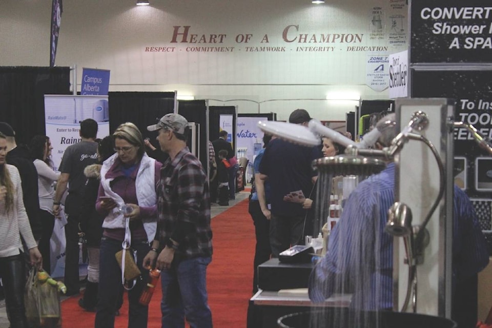 The Stettler Trade Show was a good place to catch up with friends after a long winter.
(Black Press file photo)