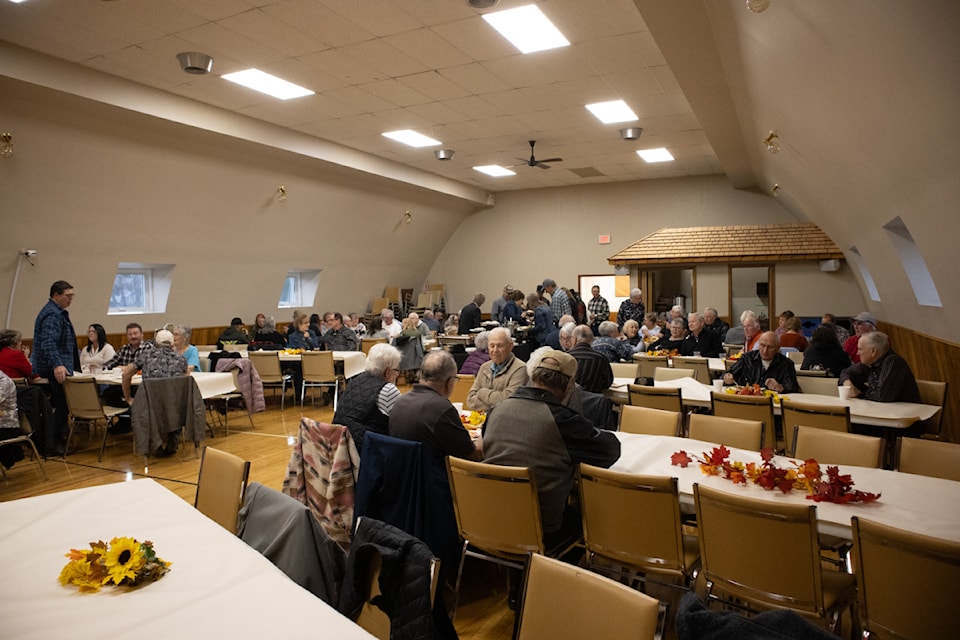 A well-attended Harvest Supper was held by the Donalda Ag. Society on Oct. 26.