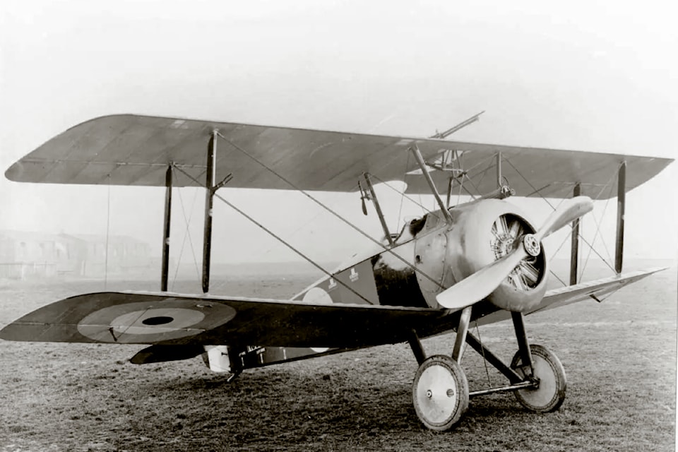 During the First World War, Huson Grand Murray flew Sopwith Camel aircraft. Huson died in action near the end of the war. (Contributed)