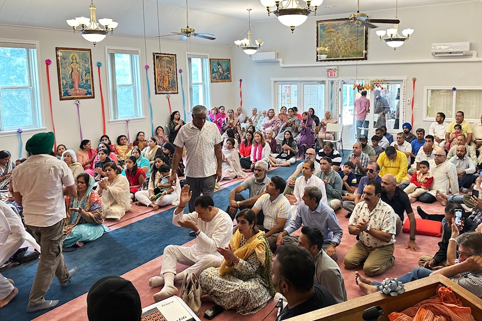 Celebrations were held at the Okanagan Hindu Temple in Summerland on Aug. 17 and 18. The events marked the 31st anniversary of the temple and the grand reopening of the expanded kitchen. (John Arendt/Summerland Review)