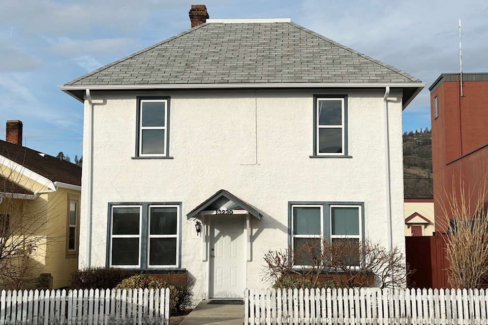 The building at 13230 Henry Ave. will be the new location of the Summerland Chamber of Council. The building, constructed in 1909, has a long history in Summerland. (John Arendt/Summerland Review)