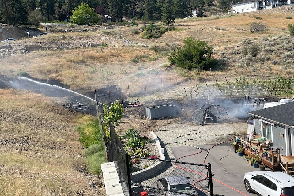 Fire at property on Sandborn Street.