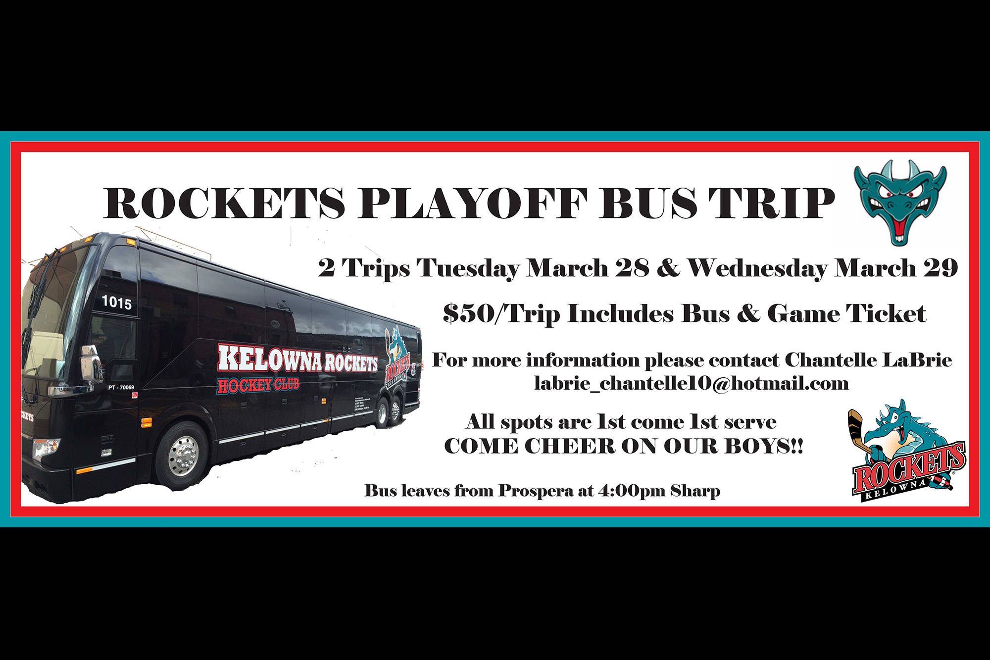 CONTEST: Get creative for Kelowna Rockets game to win Vancouver Canucks  tickets - Revelstoke Review