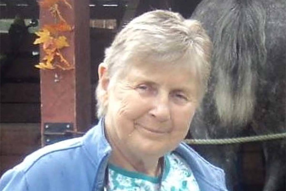 Missing since Thursday, May 14, 2020, 76 year old senior, Nancy Walkey, is driving a Nissan Sentra with a Yellow goat sticker on the rear of the vehicle. She is expected to be driving slowly and heading to Penticton, Enderby or Campbell River on Vancouver Island. If you believe you have seen this vehicle or, Linda Walkey please call Barriere RCMP at 250-672-9918, your local police detachment, or 911 immediately. (Chanel Brown Facebook photo)