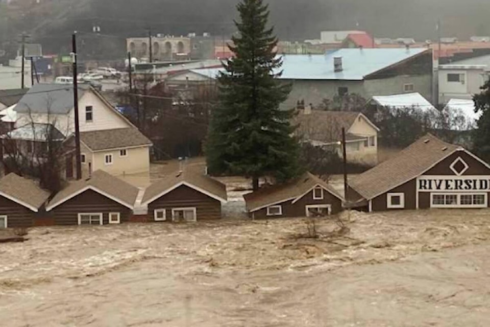 Rhonda Caron posted the following photos to Princeton BC & Area Issues Facebook page of the current flooding situation.