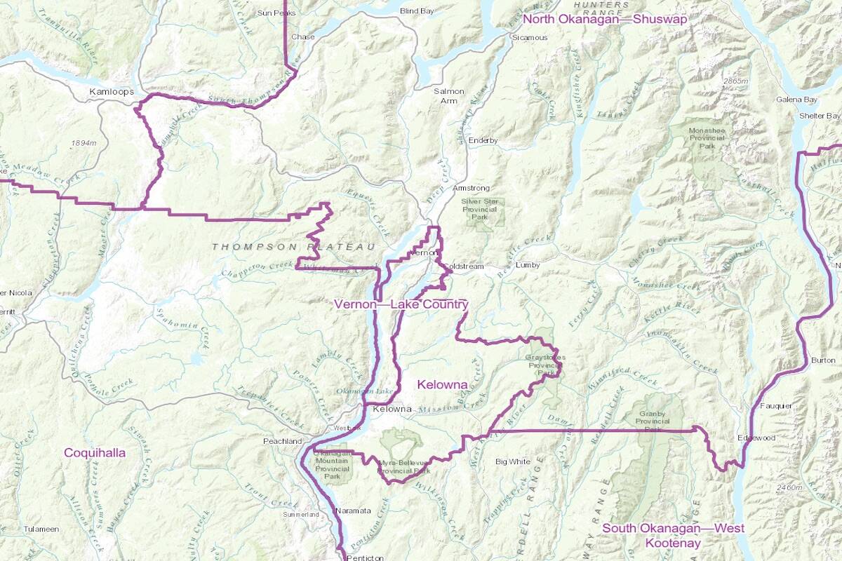 Federal Electoral Boundaries Commission proposed report. (Photo contributed)