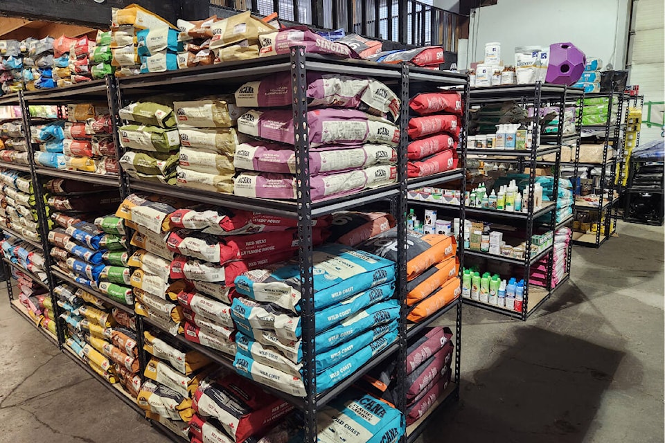 An extensive line of feed and supplements for all farm animals and pets, as well as well as farm and veterinary supplies, and equine products, is available at the new Rusty Spur location in Lumby, on Shuswap Avenue. (Contributed)