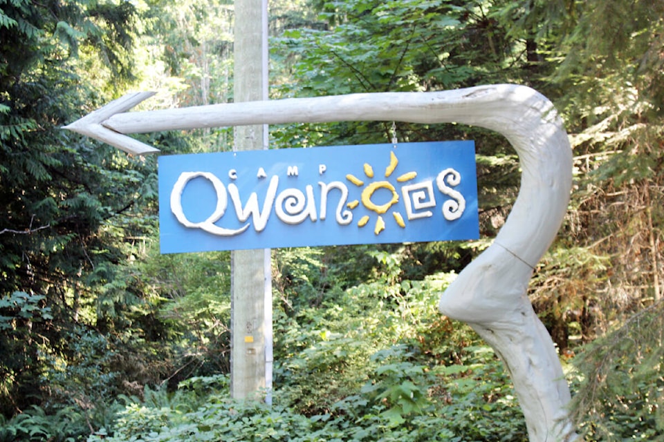 Cowichan Valley School District has followed suit, and is also ending their long standing relationship with Camp Qwanoes due to some of their views on what they consider to be sin, and their lack of inclusivity. Seen here, is the entrance sign to Camp Qwanoes. (Photo by Don Bodger)