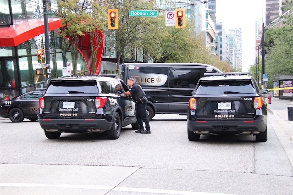 Police are investigating the murder of a 15-year-old boy from Surrey who died Sunday morning (July 20) after being stabbed late Saturday night near Robson Square in downtonw Vancouver.