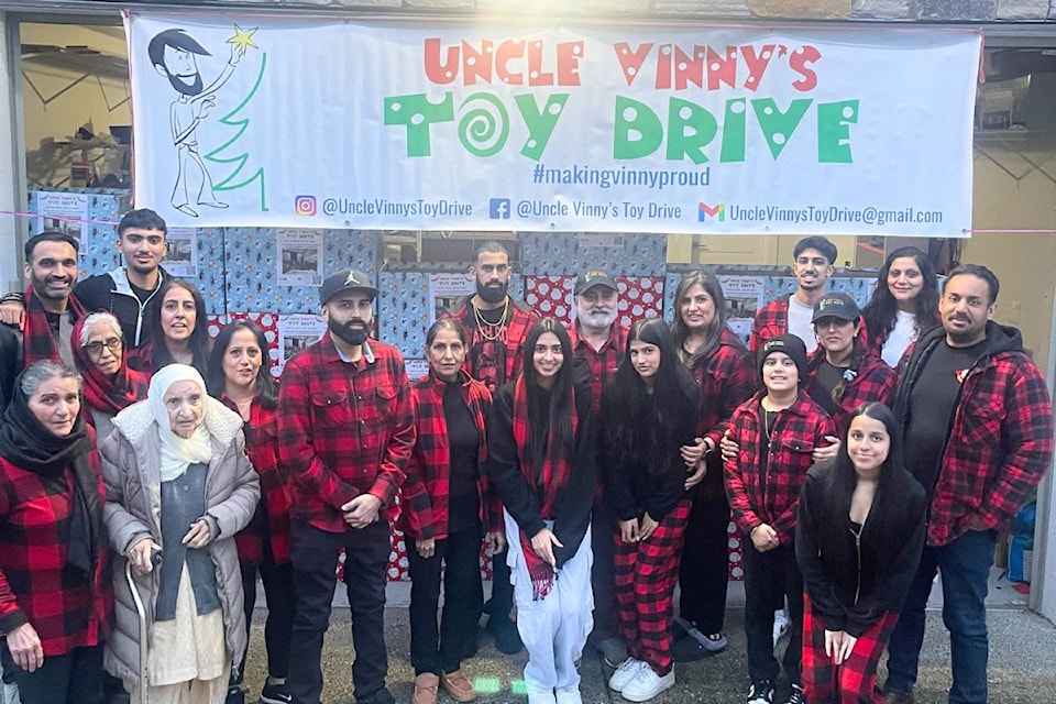 The Maan family donated a truck full of toys to The Salvation Army to help families in need this Christmas season.