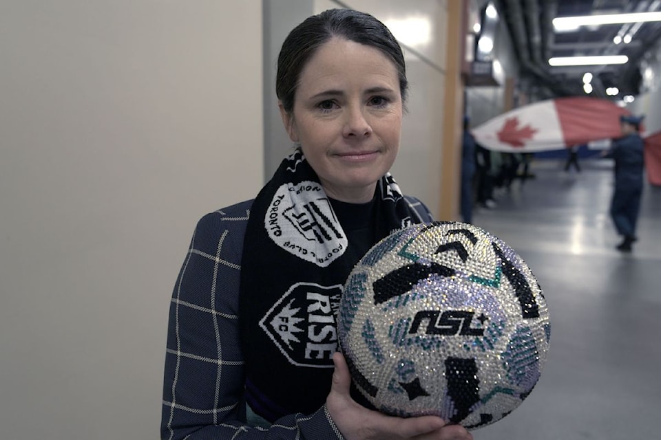 Filmmakers followed Olympic medallist Diana Matheson over two years to document her efforts as she set out to build the Northern Super League (NSL). 